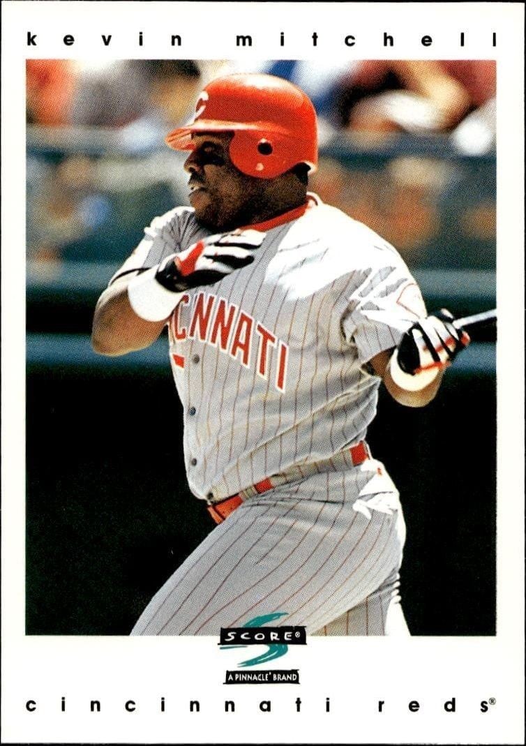 1997 Pinnacle Score Kevin Mitchell #296 trading card