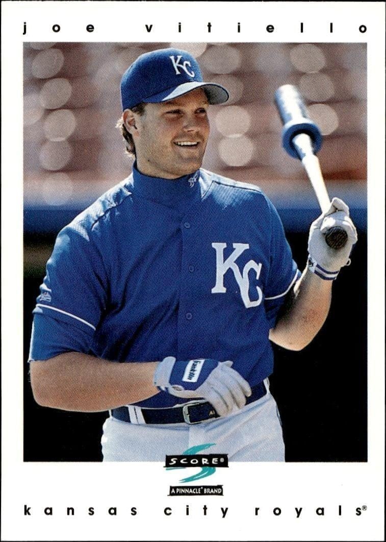 Joe Vitiello 1997 Pinnacle Score #412 Baseball Trading Card - Front 1997 Pinnacle Score Joe Vitiello #412 baseball trading card front
