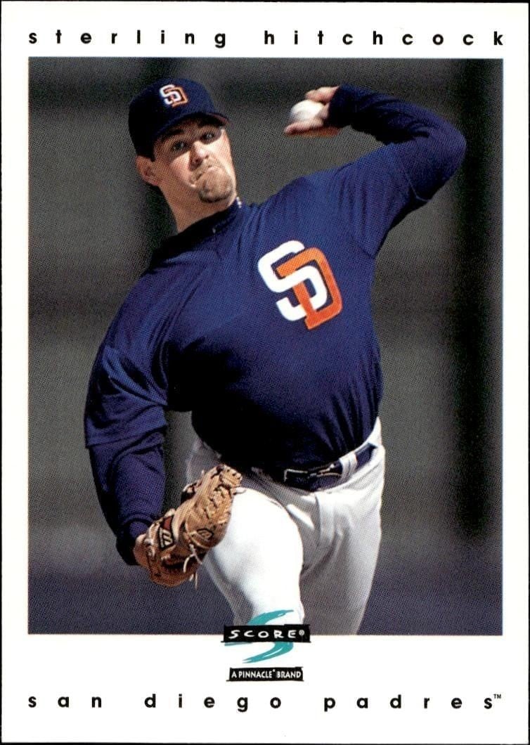 1997 Pinnacle Score Sterling Hitchcock #335 trading card