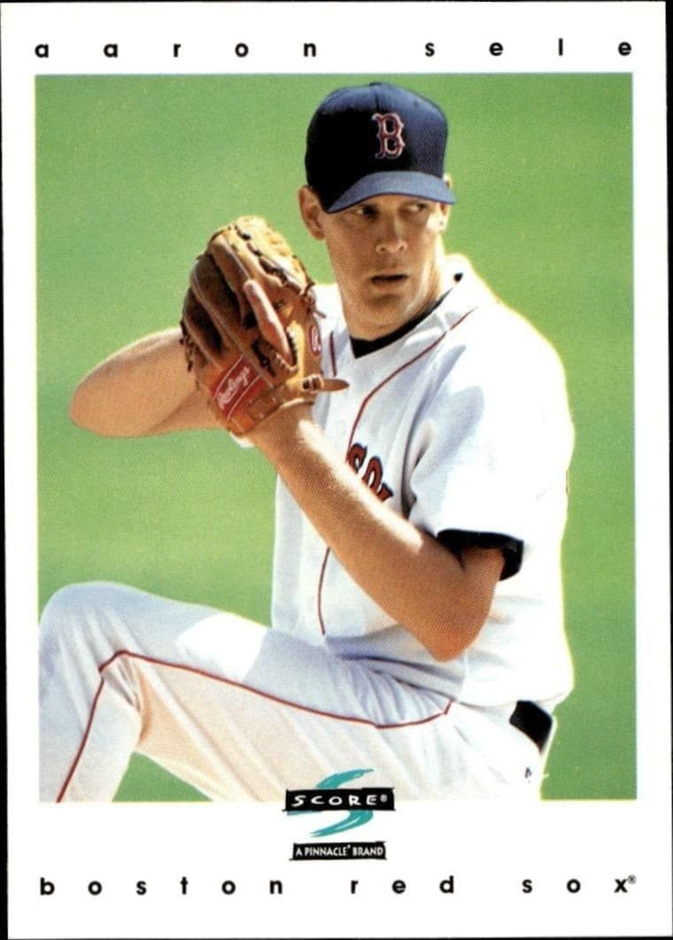 1997 Pinnacle Score Aaron Sele #395 trading card