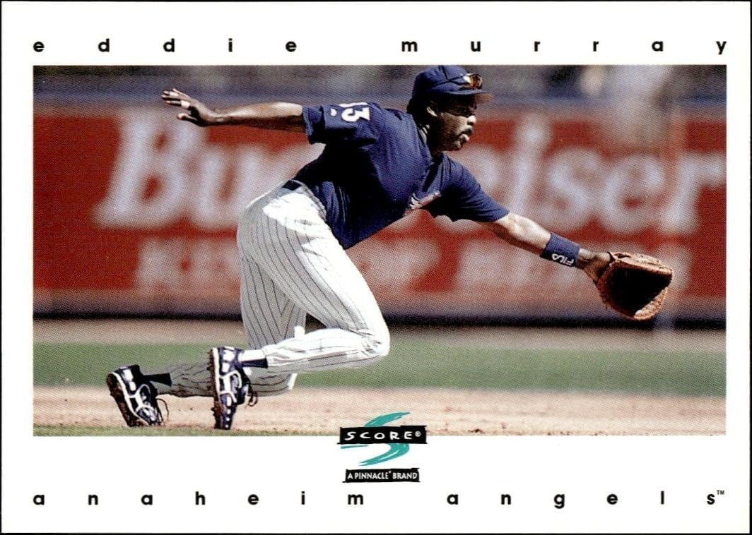 Eddie Murray 1997 Pinnacle Score #421 Baseball Trading Card - Front 1997 Pinnacle Score Eddie Murray #421 baseball trading card front