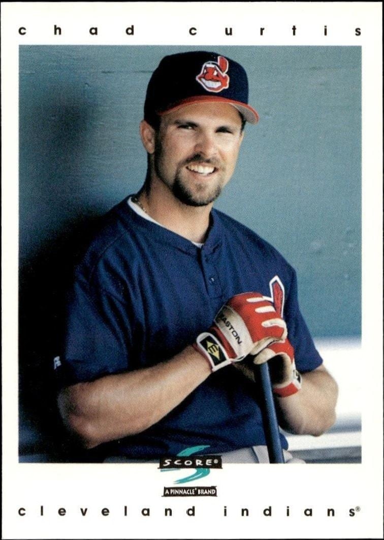 1997 Pinnacle Score Chad Curtis #349 trading card