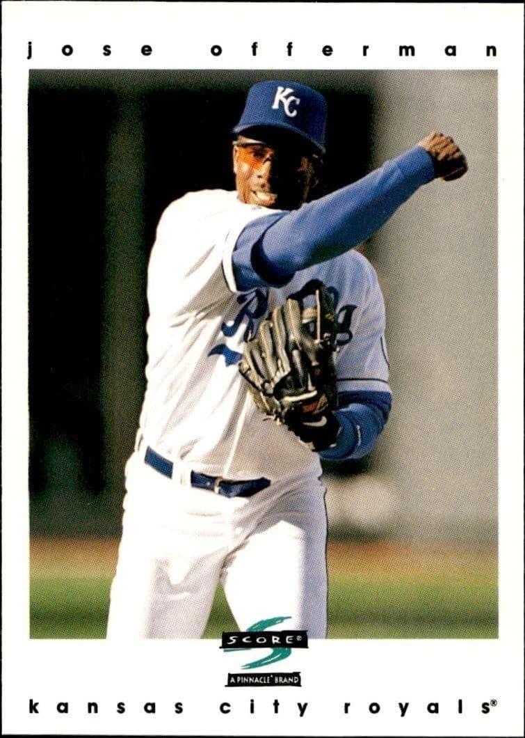 1997 Pinnacle Score Jose Offerman #302 trading card