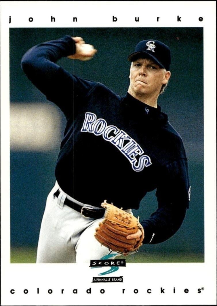 John Burke 1997 Pinnacle Score #274 Baseball Trading Card - Front 1997 Pinnacle Score John Burke #274 baseball trading card front