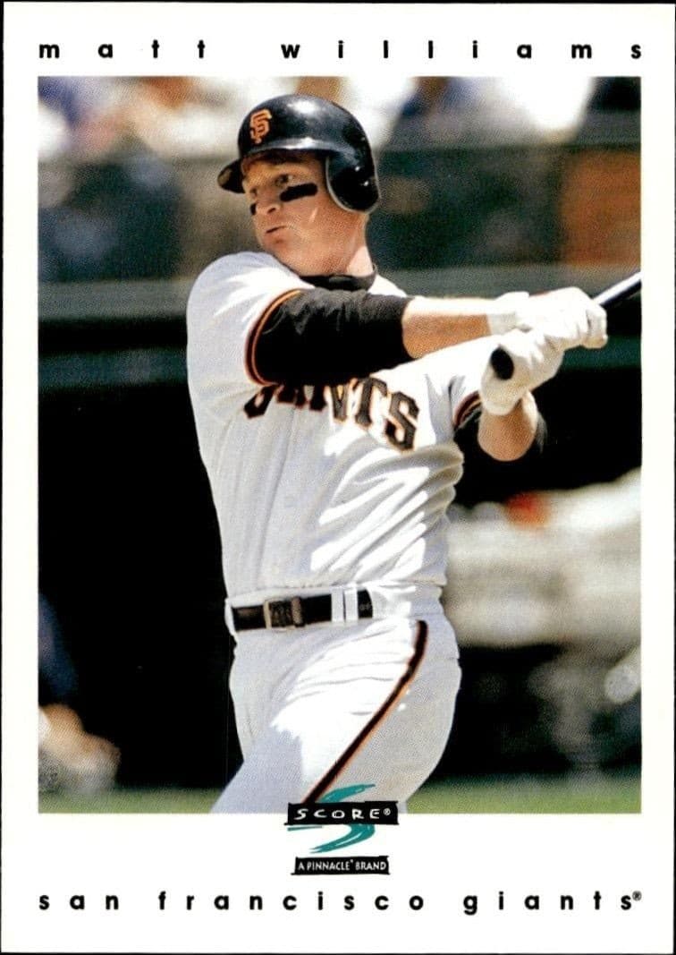 1997 Pinnacle Score Matt Williams #238 trading card