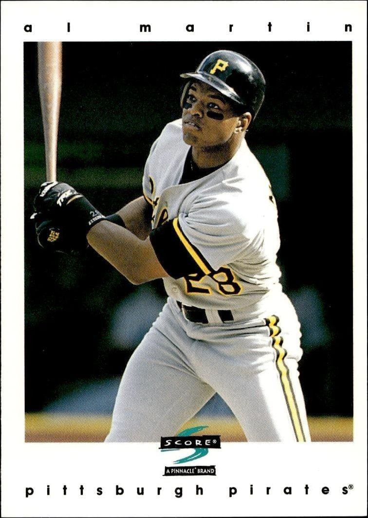 Al Martin 1997 Pinnacle Score #282 Baseball Trading Card - Front 1997 Pinnacle Score Al Martin #282 baseball trading card front