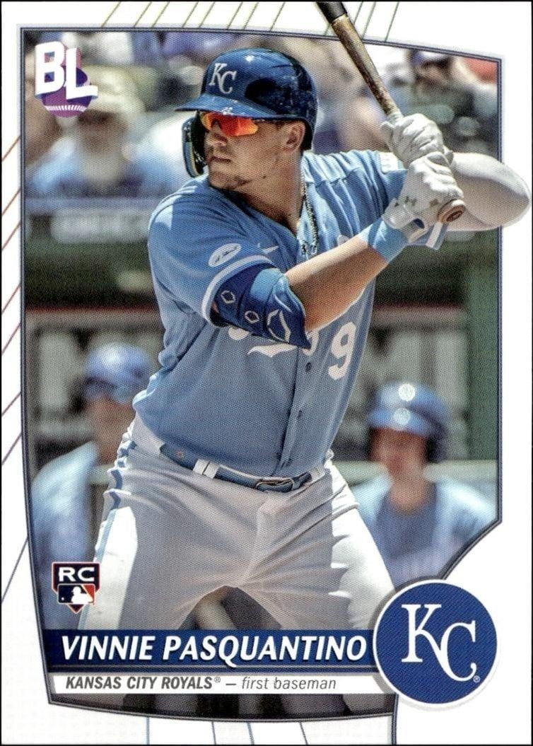 Vinnie Pasquantino 2023 Topps Big League #20 Baseball Trading Card - Front 2023 Topps Big League Vinnie Pasquantino #20 baseball trading card front