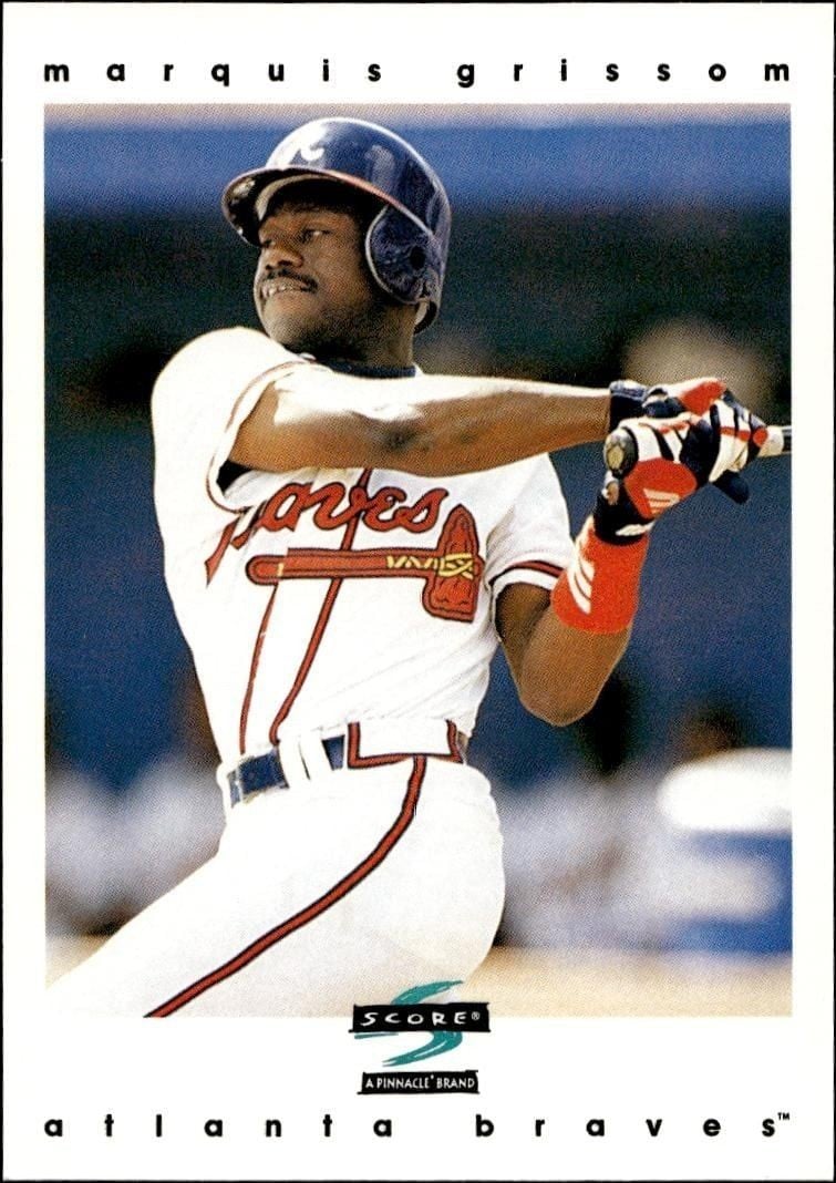 1997 Pinnacle Score Marquis Grissom #14 trading card