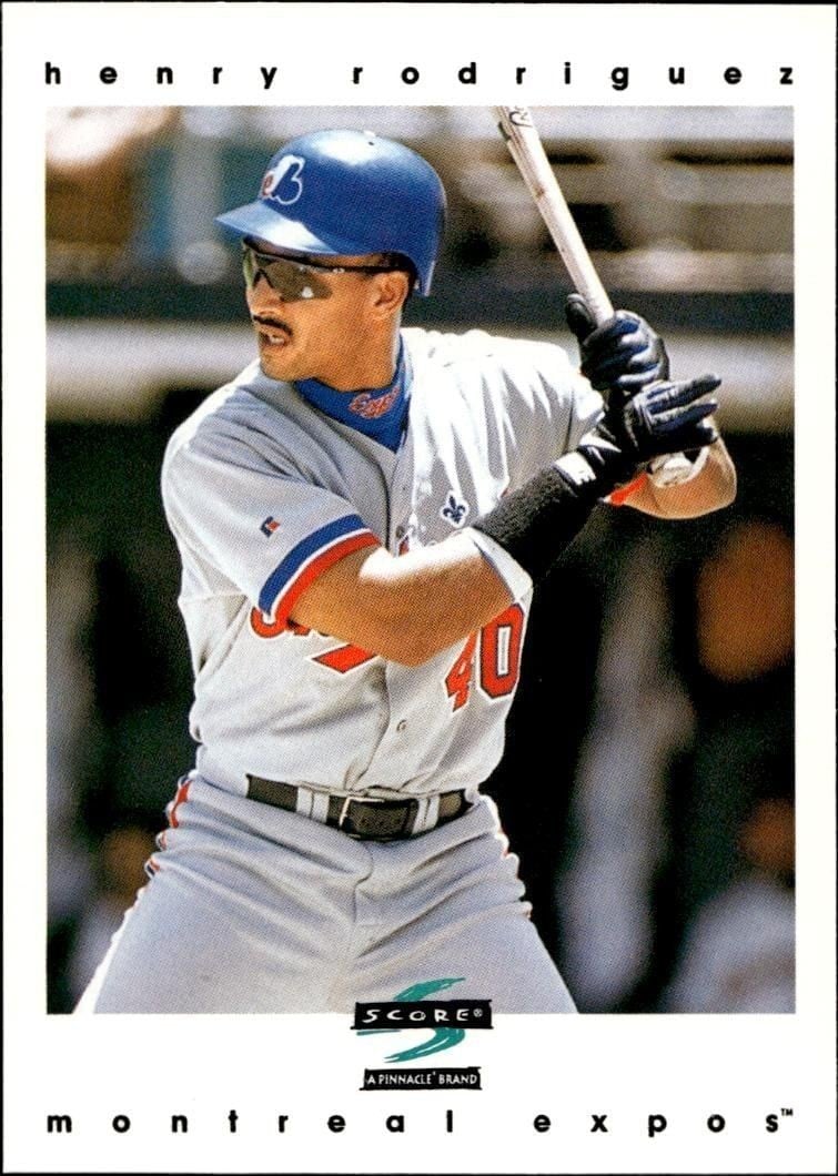 Henry Rodriguez 1997 Pinnacle Score #228 Baseball Trading Card - Front 1997 Pinnacle Score Henry Rodriguez #228 baseball trading card front