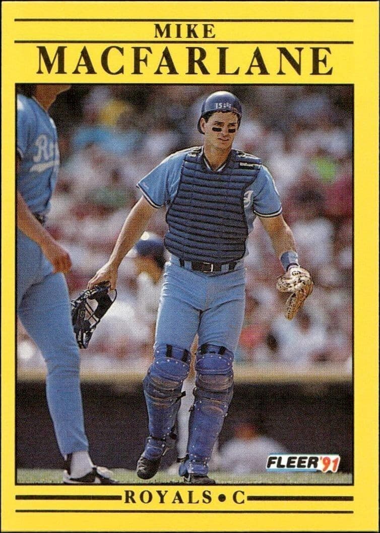 1991 Fleer Mike Macfarlane #562 trading card