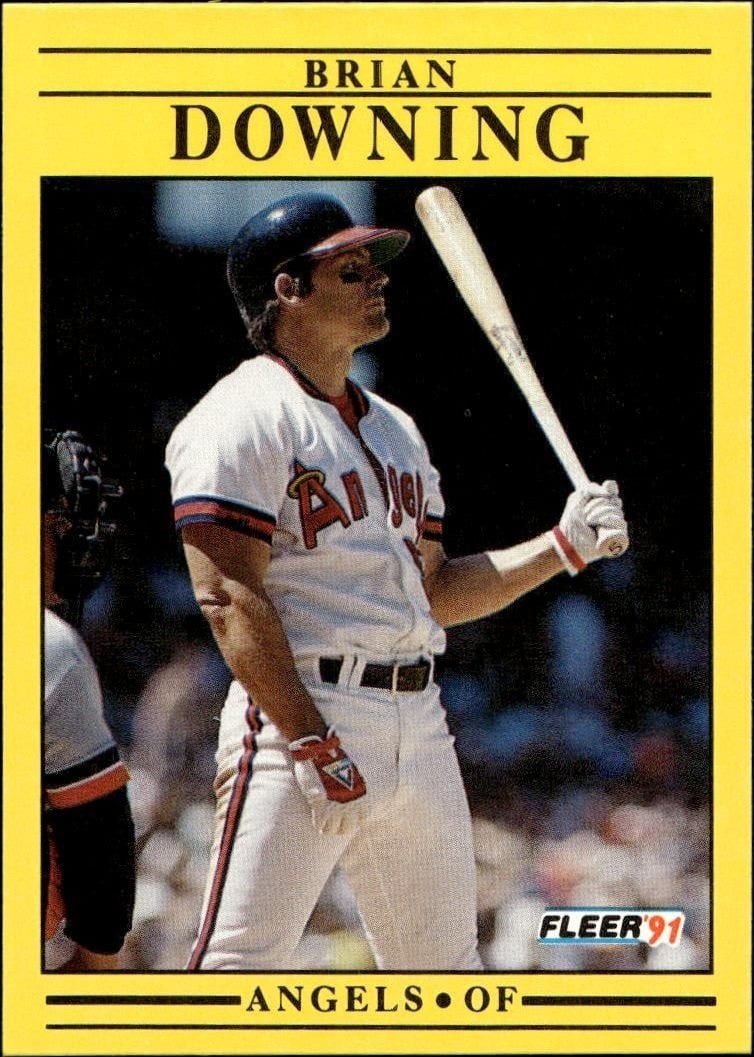 1991 Fleer Brian Downing #310 trading card