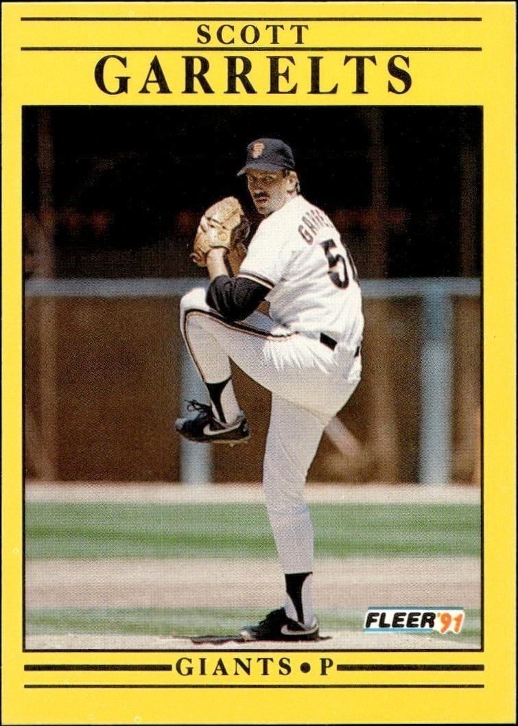 1991 Fleer Scott Garrelts #262 trading card