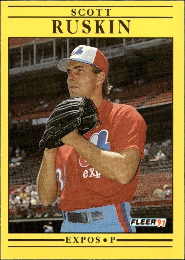 1991 Fleer Scott Ruskin #246 trading card