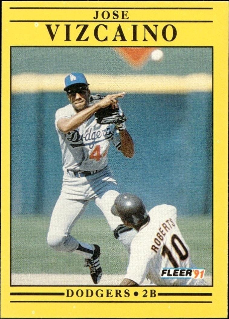 1991 Fleer Jose Vizcaino #223 trading card