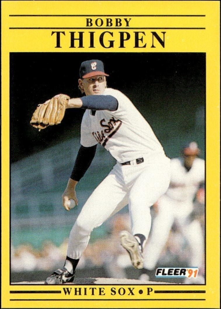 1991 Fleer Bobby Thigpen #137 trading card