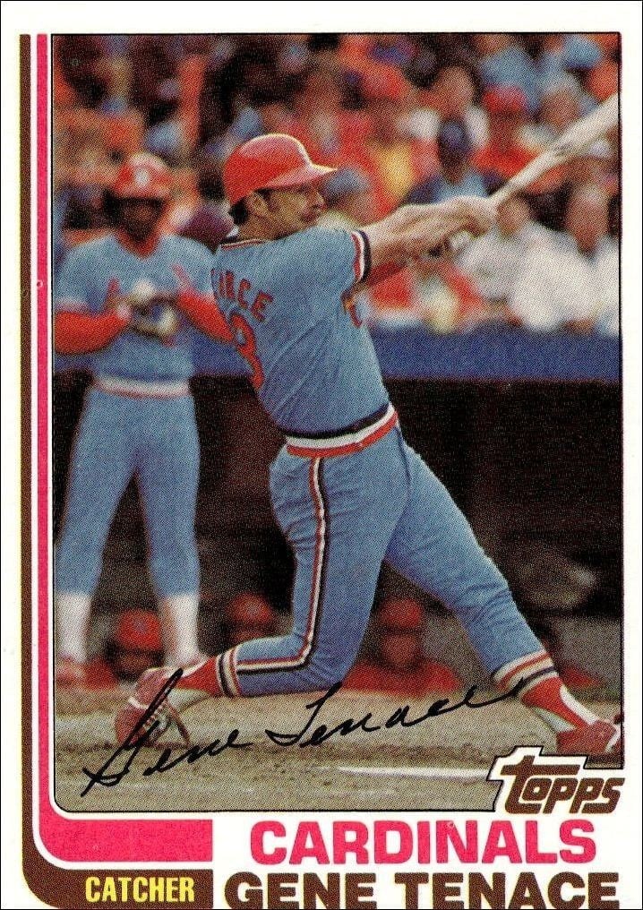 Gene Tenace 1982 Topps #631 Baseball Trading Card - Front 1982 Topps Gene Tenace #631 baseball trading card front