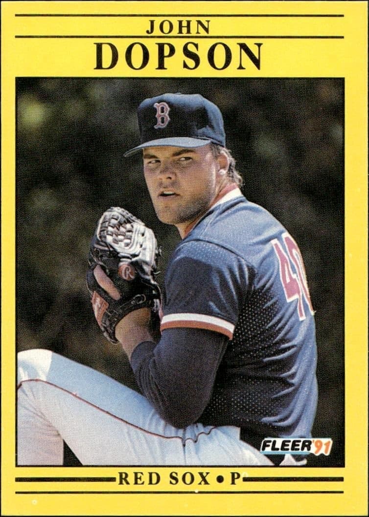 1991 Fleer John Dopson #92 trading card