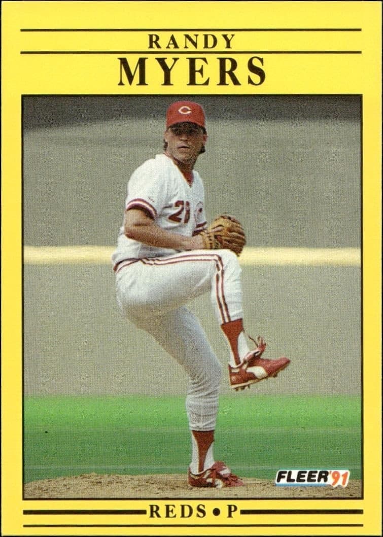 1991 Fleer Randy Myers #73 trading card