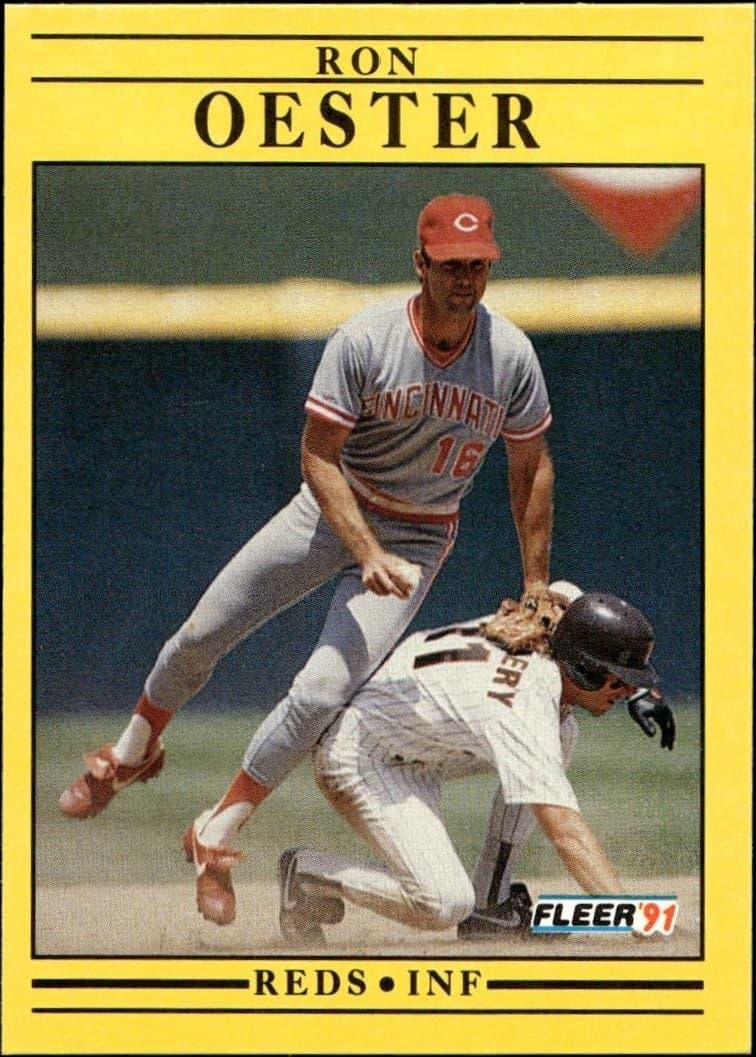 1991 Fleer Ron Oester #74 trading card