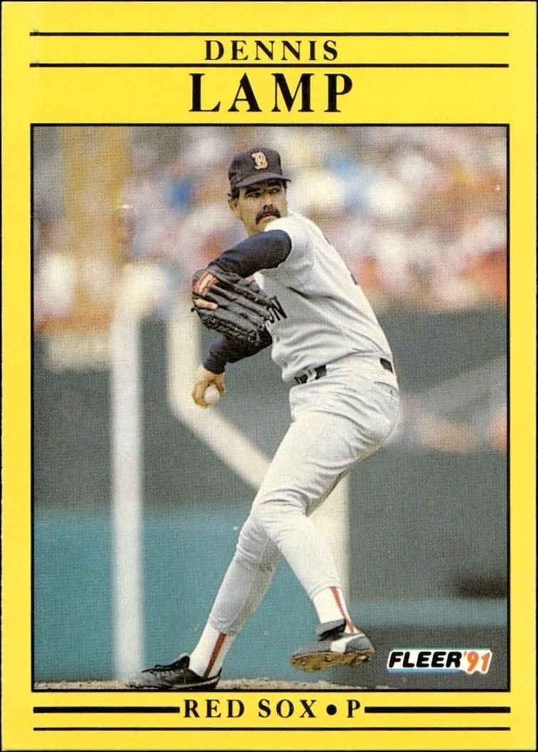 1991 Fleer Dennis Lamp #101 trading card