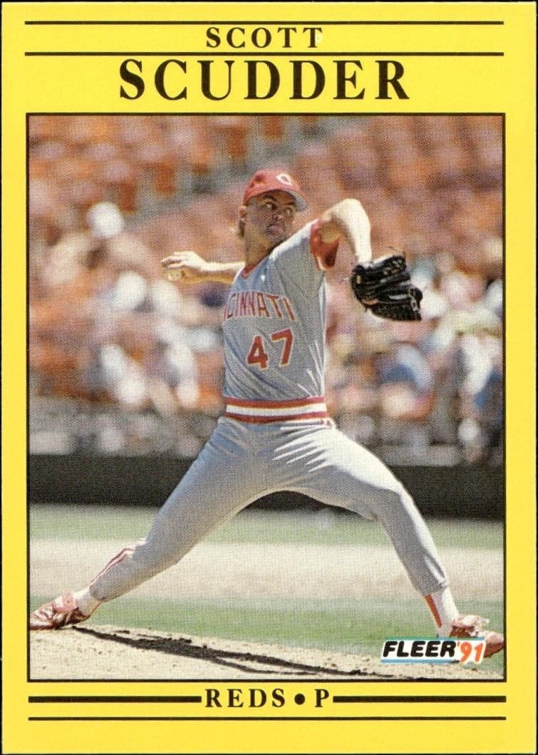 1991 Fleer Scott Scudder #81 trading card
