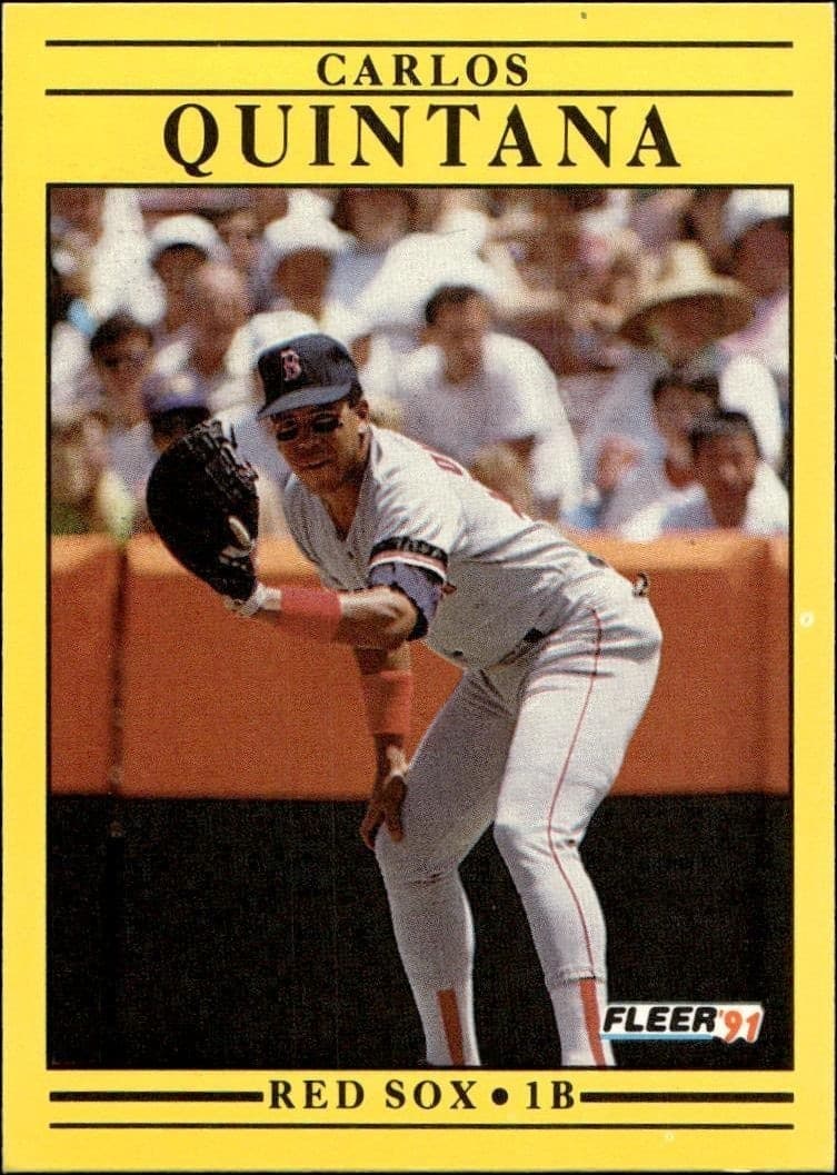 1991 Fleer Carlos Quintana #108 trading card