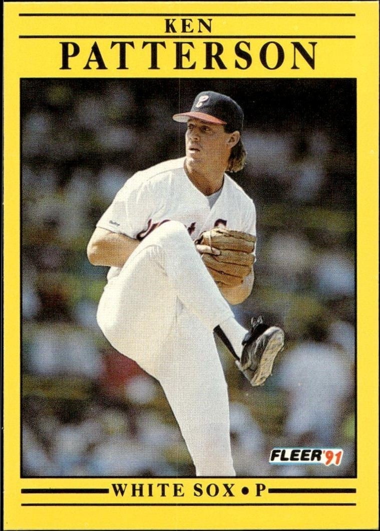 Ken Patterson 1991 Fleer #132 Baseball Trading Card - Front 1991 Fleer Ken Patterson #132 baseball trading card front