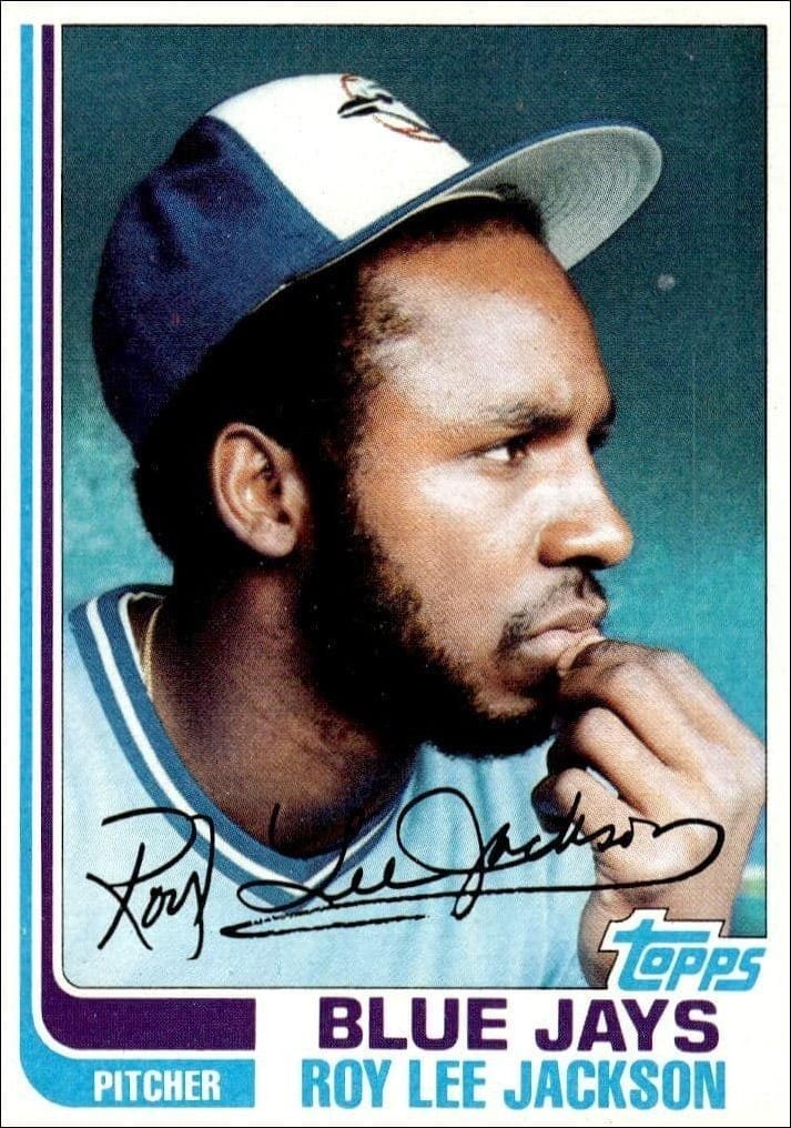 Roy Lee Jackson 1982 Topps #71 Baseball Trading Card - Front 1982 Topps Roy Lee Jackson #71 baseball trading card front