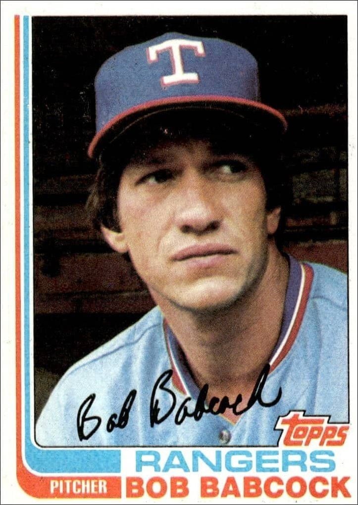 Bob Babcock 1982 Topps #567 Baseball Trading Card - Front 1982 Topps Bob Babcock #567 baseball trading card front
