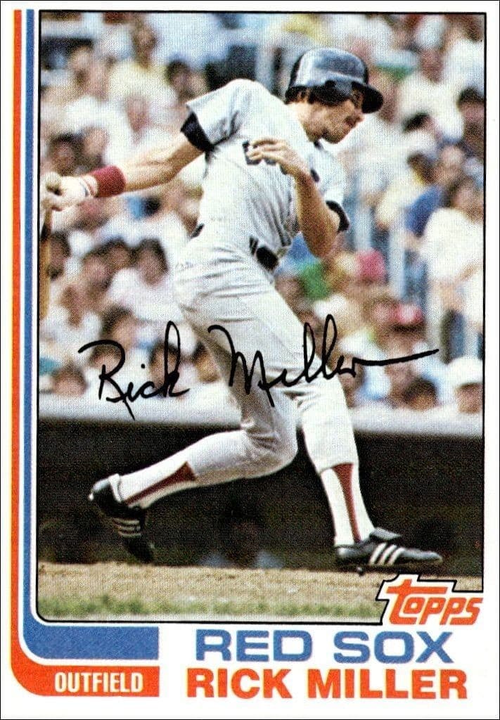1982 Topps Rick Miller #717 trading card