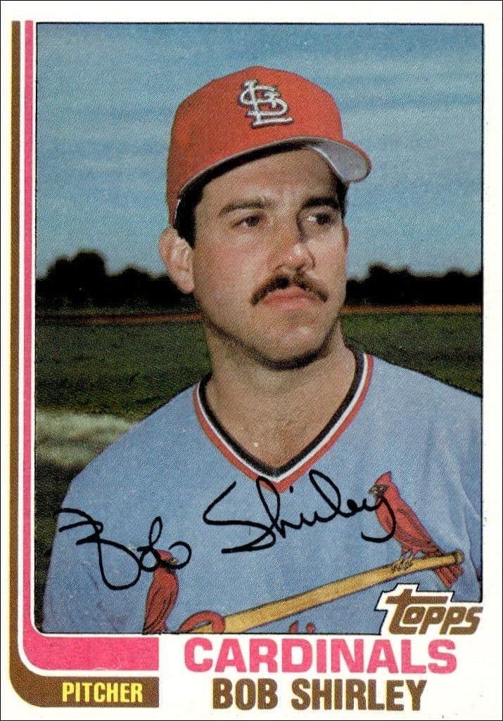 1982 Topps Bob Shirley #749 trading card