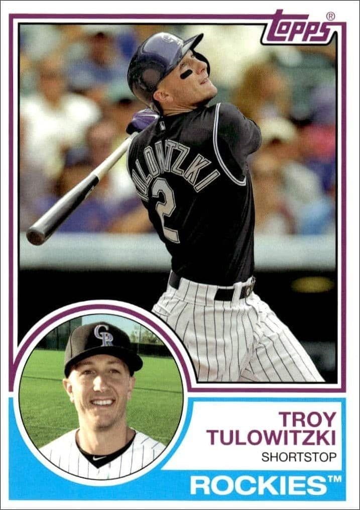 2015 Topps Archives Troy Tulowitzki #238 trading card