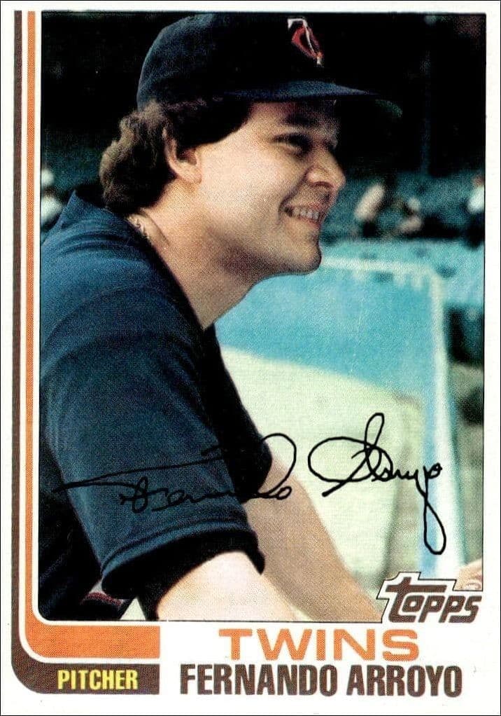 1982 Topps Fernando Arroyo #18 trading card