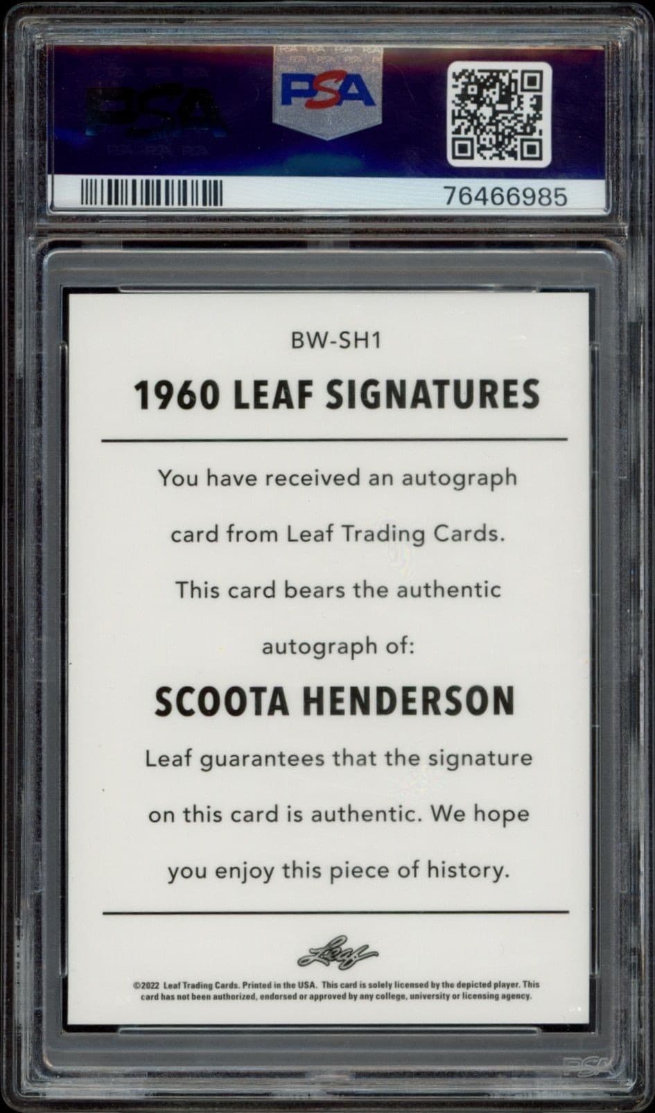 Scoot Henderson - Back