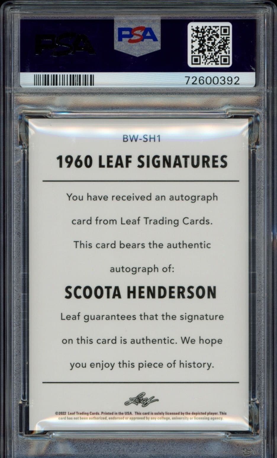 Scoot Henderson - Back