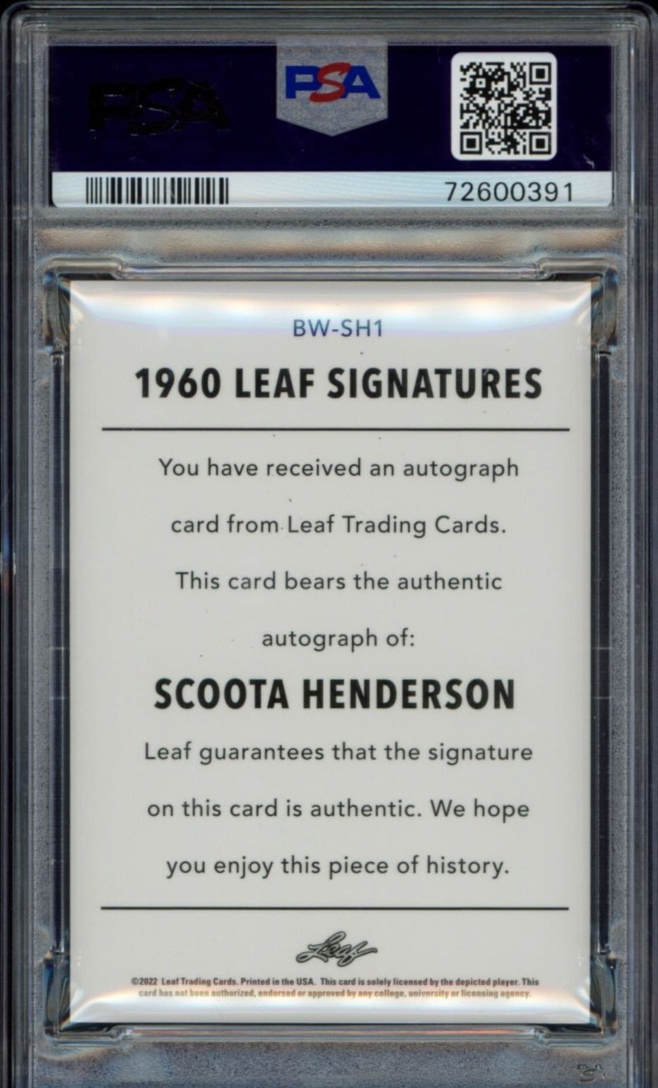 Scoot Henderson - Back
