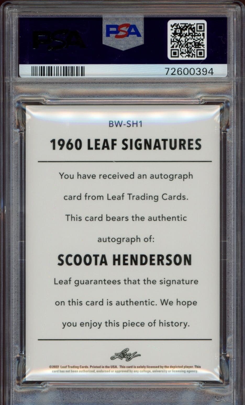 Scoot Henderson - Back