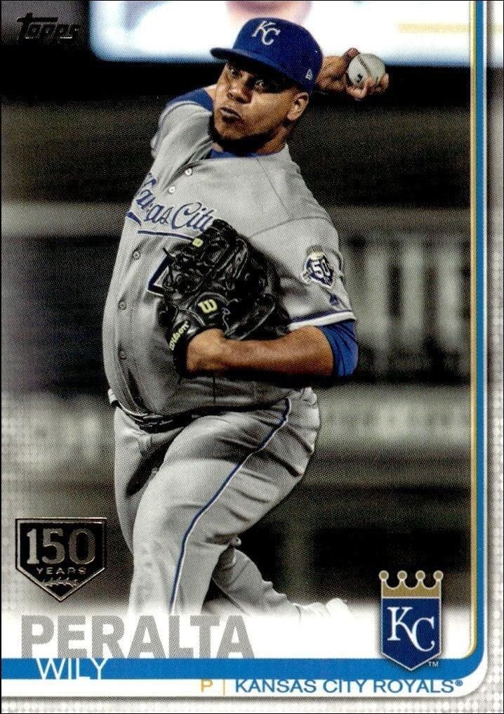 Wily Peralta 2019 Topps Series 2 #463 Baseball Trading Card - Front 2019 Topps Series 2 Wily Peralta #463 baseball trading card front