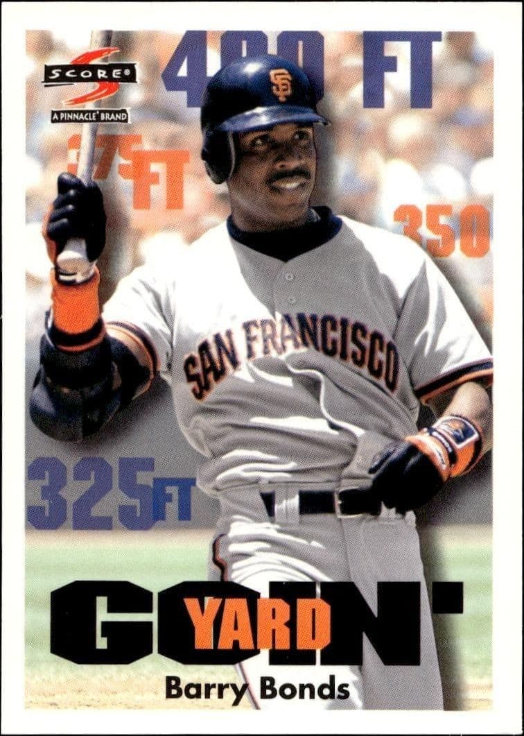 1997 Pinnacle Score Barry Bonds #504 trading card
