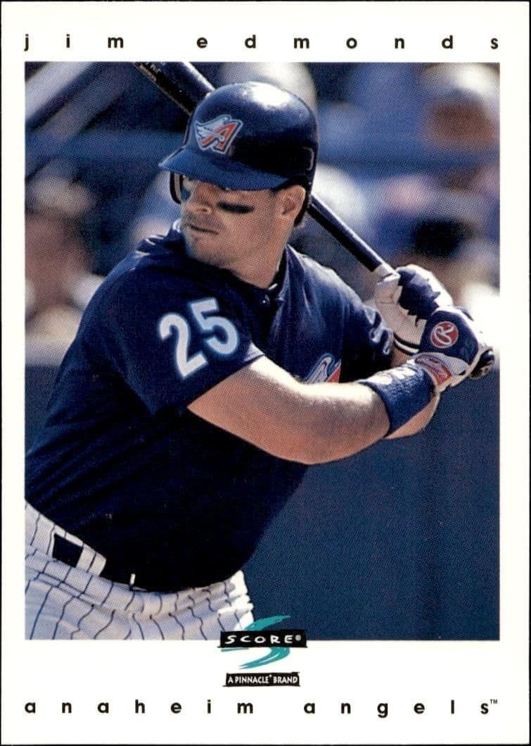 1997 Pinnacle Score Jim Edmonds #402 trading card