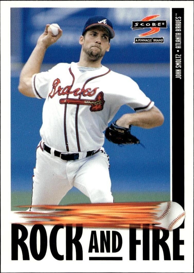 1997 Pinnacle Score John Smoltz #521 trading card
