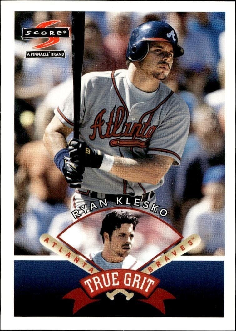 1997 Pinnacle Score Ryan Klesko #536 trading card
