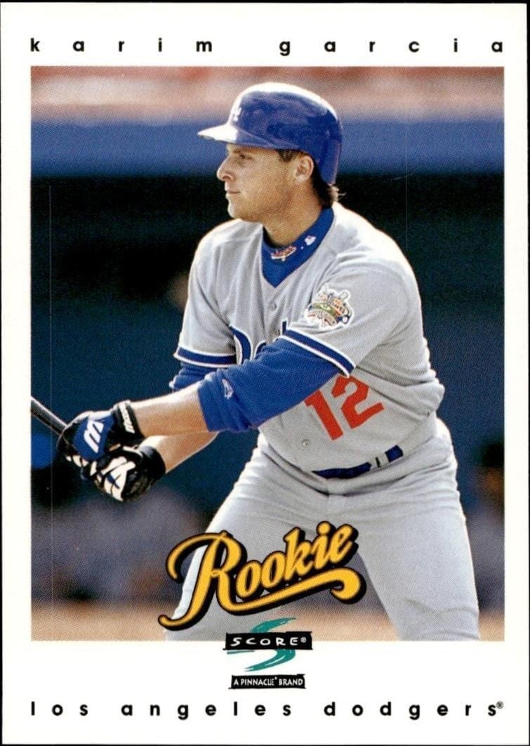 Karim Garcia 1997 Pinnacle Score #316 Baseball Trading Card - Front 1997 Pinnacle Score Karim Garcia #316 baseball trading card front