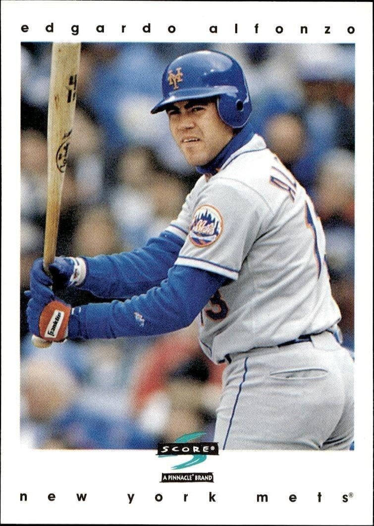 1997 Pinnacle Score Edgardo Alfonzo #372 trading card