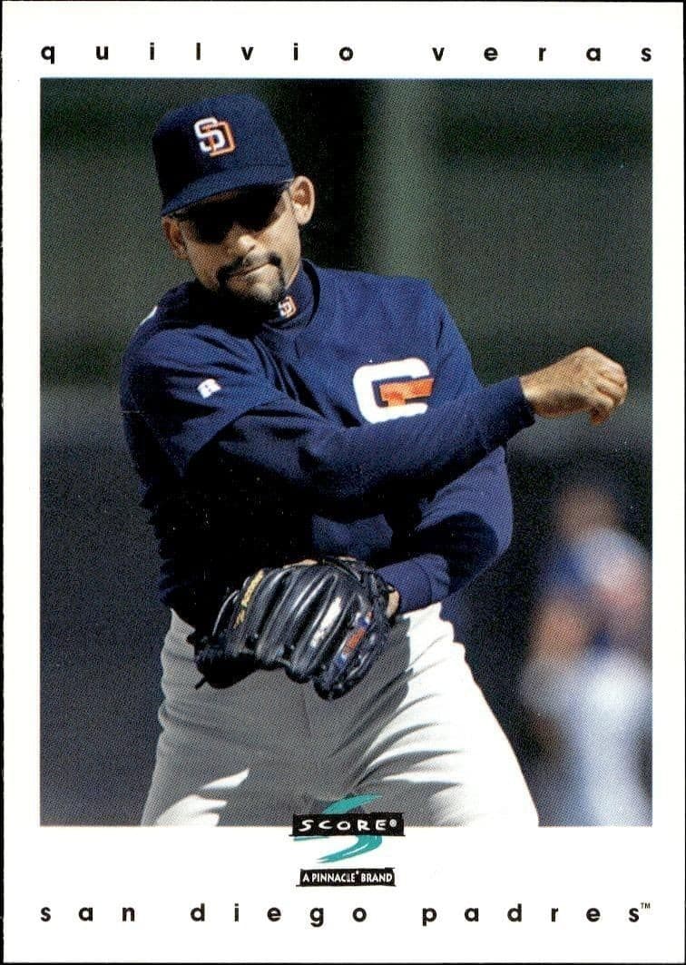 1997 Pinnacle Score Quilvio Veras #393 trading card