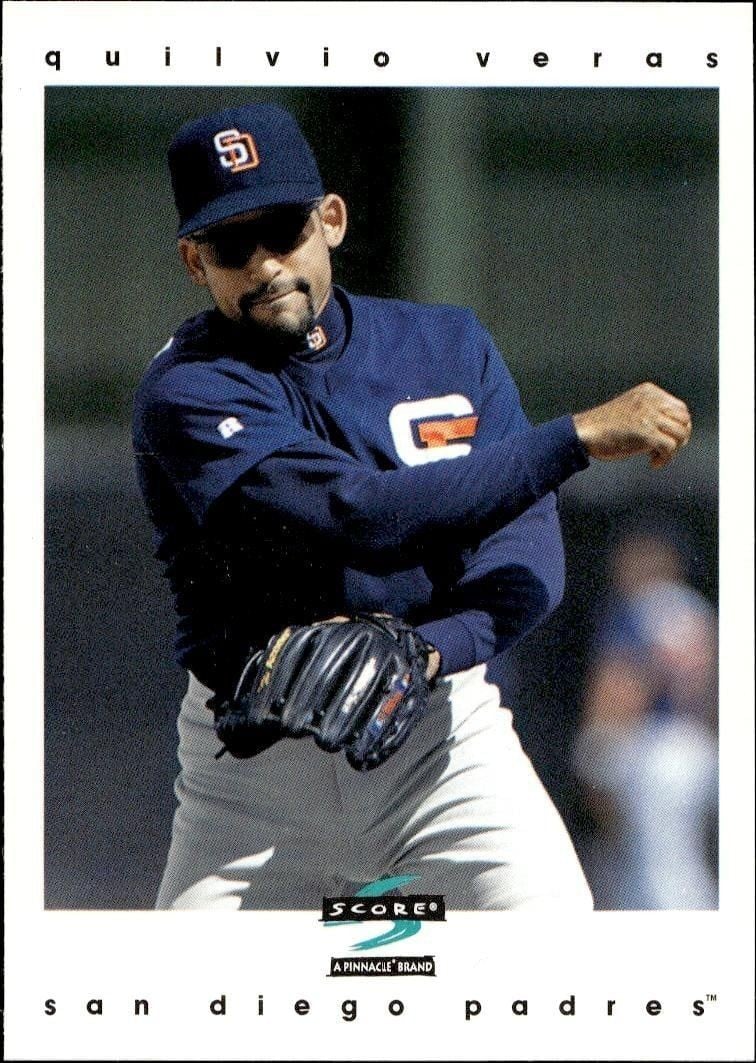 1997 Pinnacle Score Quilvio Veras #393 trading card