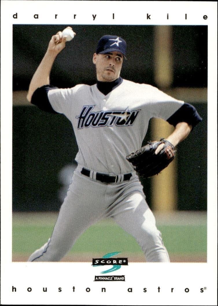 Darryl Kile 1997 Pinnacle Score #371 Baseball Trading Card - Front 1997 Pinnacle Score Darryl Kile #371 baseball trading card front
