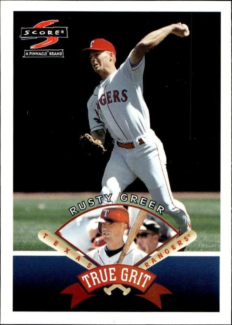 1997 Pinnacle Score Rusty Greer #534 trading card