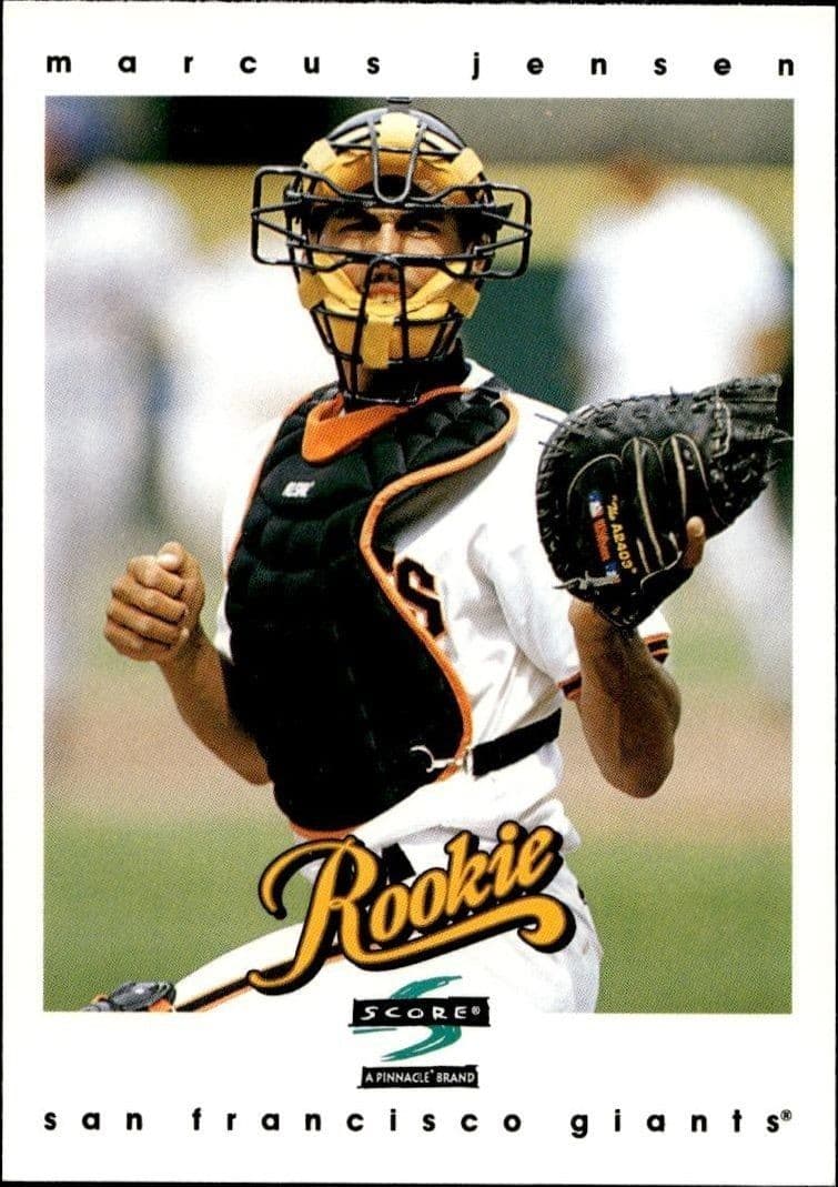 1997 Pinnacle Score Marcus Jensen #327 trading card