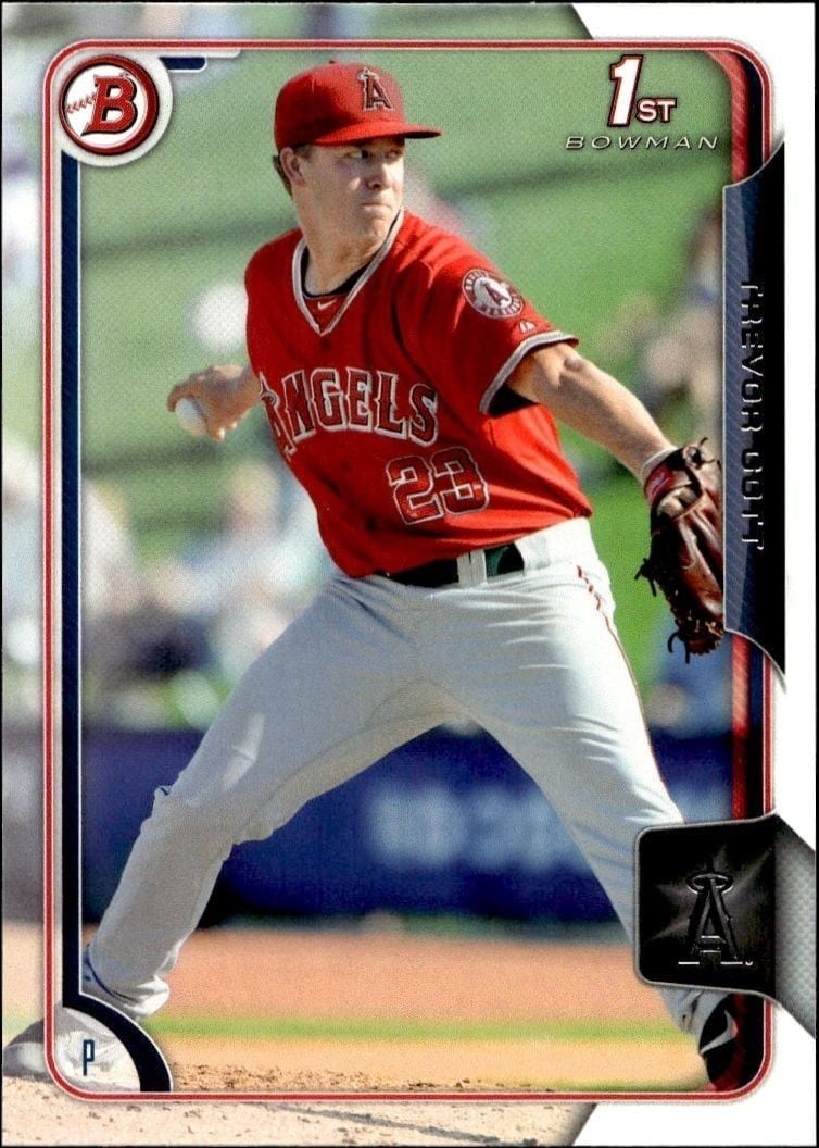 Trevor Gott 2015 Bowman Draft #BP17 Baseball Trading Card - Front 2015 Bowman Draft Trevor Gott #BP17 baseball trading card front